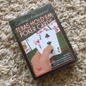Cardinal’s Professional Texas Hold’em POKER cards